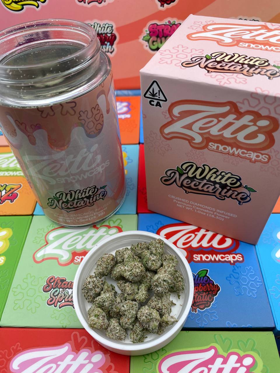 Zetti Snowcaps -  INFUSED+CRUSHED THCA DIAMONDS+EXOTIC FLOWER - Authentic media 2
