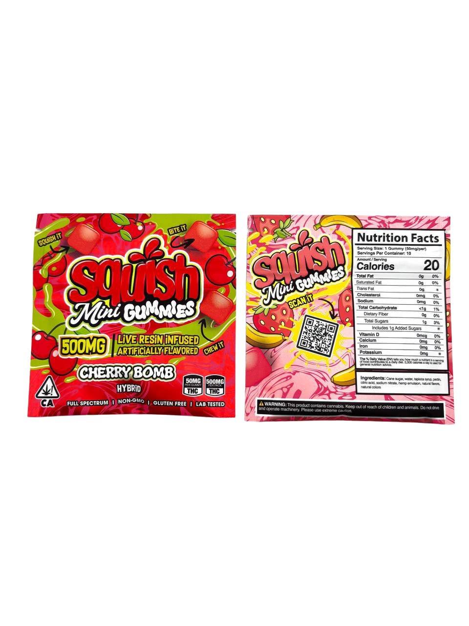 SQUISH GUMMIES MINIs by SNOOZE (LIVE RESIN INFUSED) (500mg) - Authentic media 3