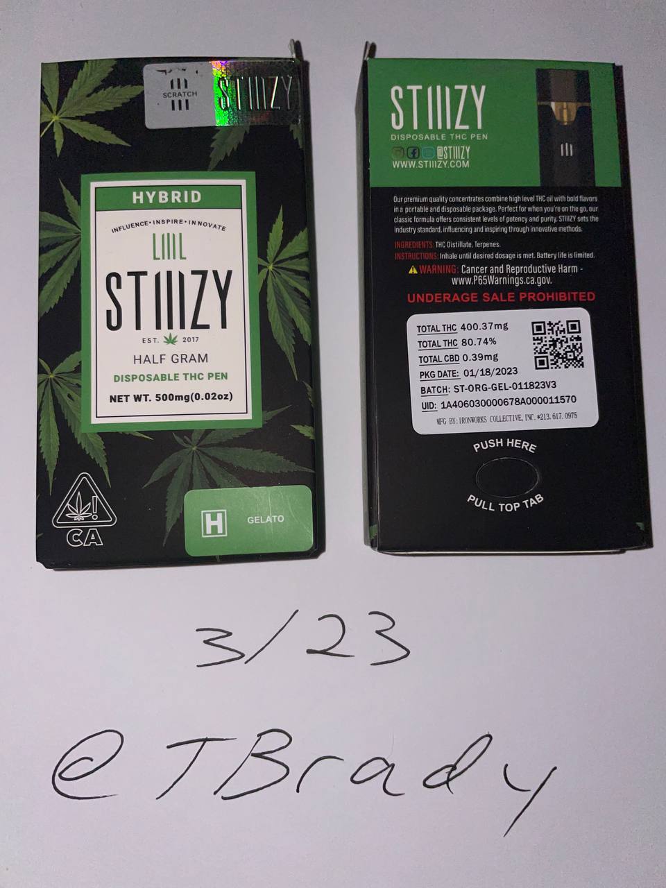 LIIIL STIIIZY Half g Disposables Medium 2