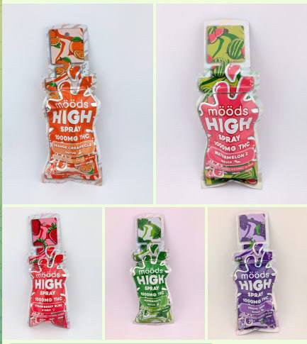 Moods High - 1000mg THC Sublingual Spray