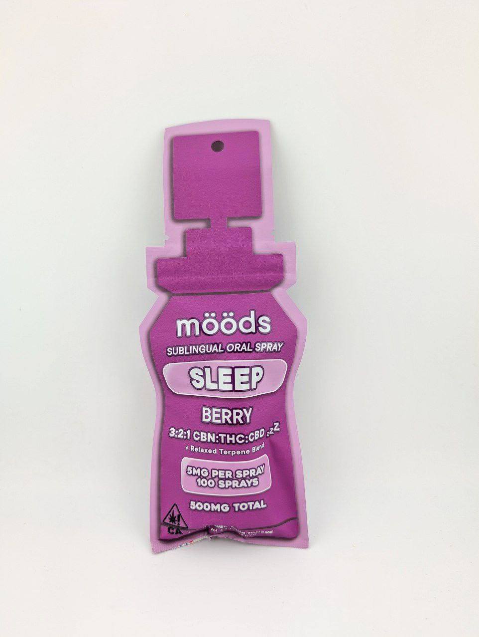 Moods Sleep - 500mg CBN-THC-CBD SUBLINGUAL SPRAY