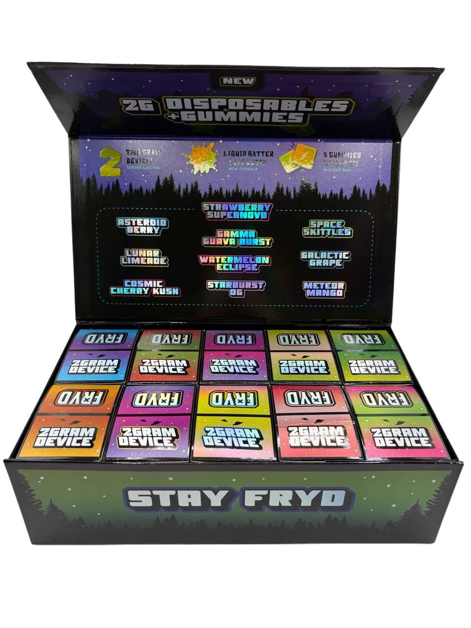 FRYD 2g LD LR Dispos WITH GUMMIES  - NEWEST REPLICAS, GAMECHANGERS. contenido 3