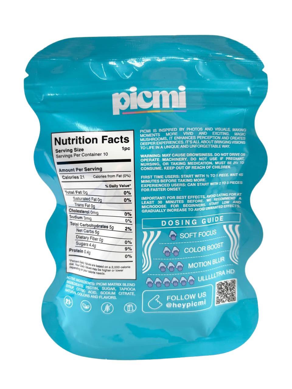 🆕 PicMi 5g MUSHROOM gummies - Authentic  (by devour) contenido 2