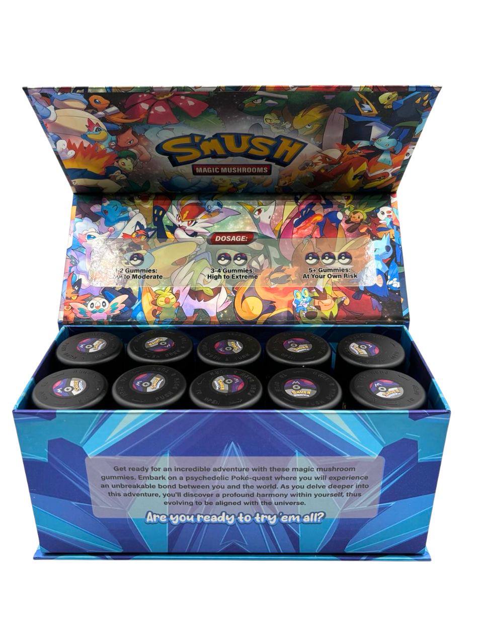 🆕 Smush mushroom 5g  gummies w/master box - Authentic media 5