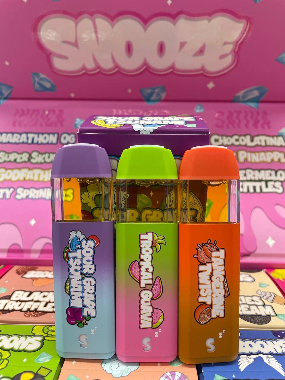 Snooze liquid diamonds + live resin 2g disposables  - NEWEST Authentic