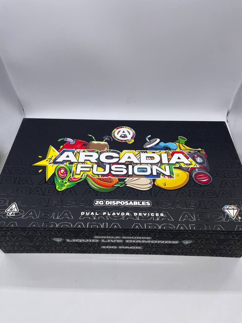 Arcadia Fusions Dual Chamber liquid diamonds + live resin 2g disposables  - NEWEST Authentic média 4