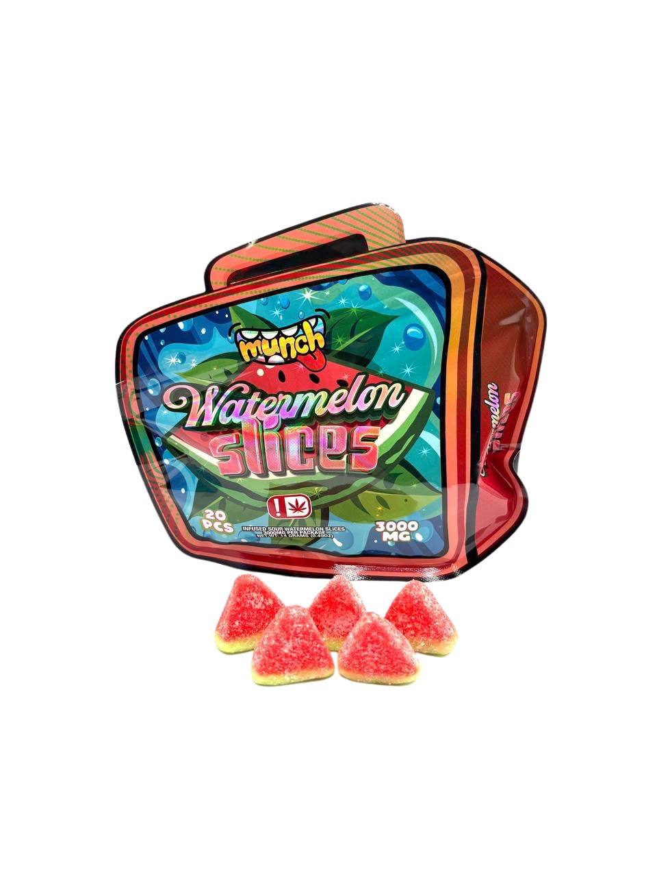 MUNCH WATERMELON SLICES (INFUSED) (3000mg) - Authentic Medium 3