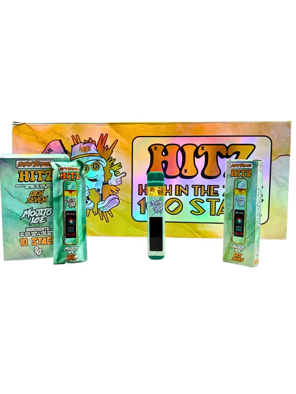 Hitz 2g Dispo GEN 7 w\ digital screen - Affordable HQ Replica