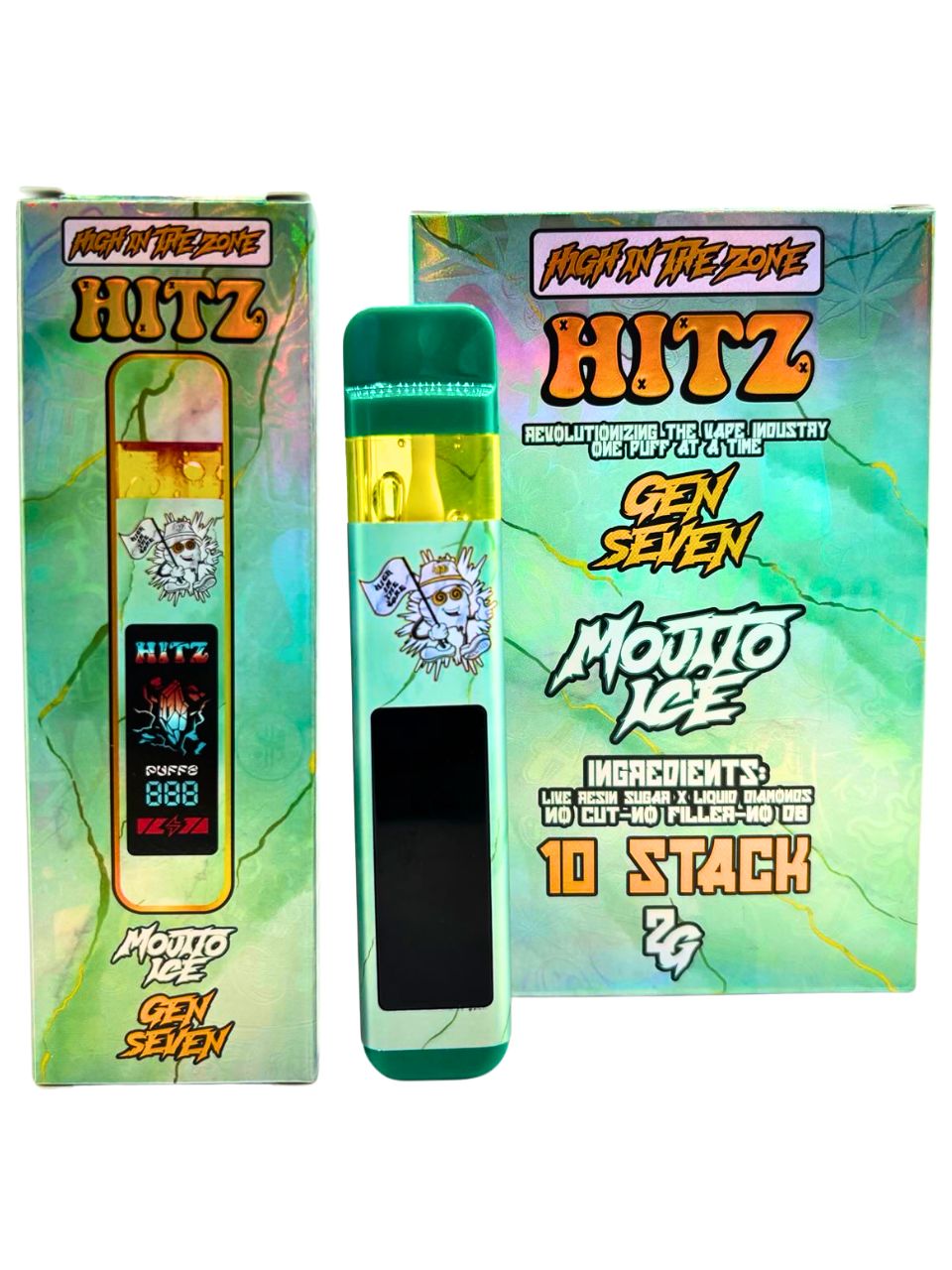 Hitz 2g Dispo GEN 7 w\ digital screen - Affordable HQ Replica Medium 3
