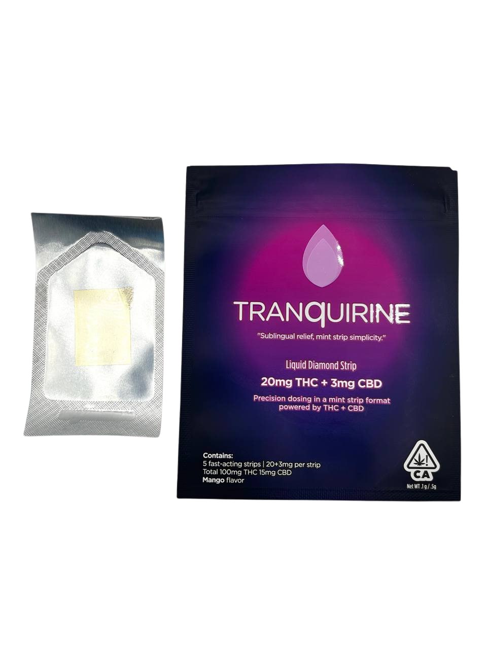 TRANQUIRINE - LIQUID DIAMOND THC + CBD STRIPS