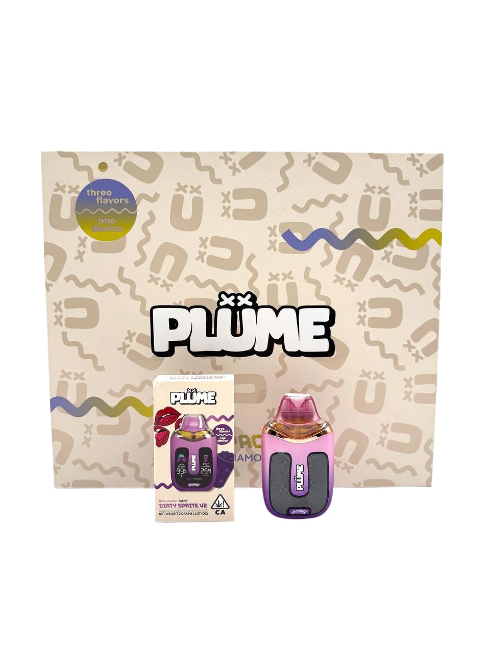 PLUME PARLAY 2g - TRIPLE FLAVOR - LD LR Dispos  - NEWEST Authentic